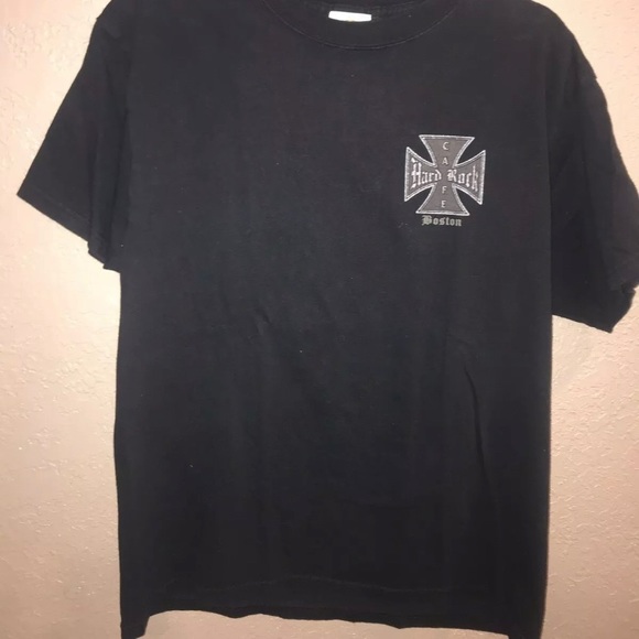Hard Rock Cafe Boston Motorcycle Tshirt Size M - Picture 3 of 5